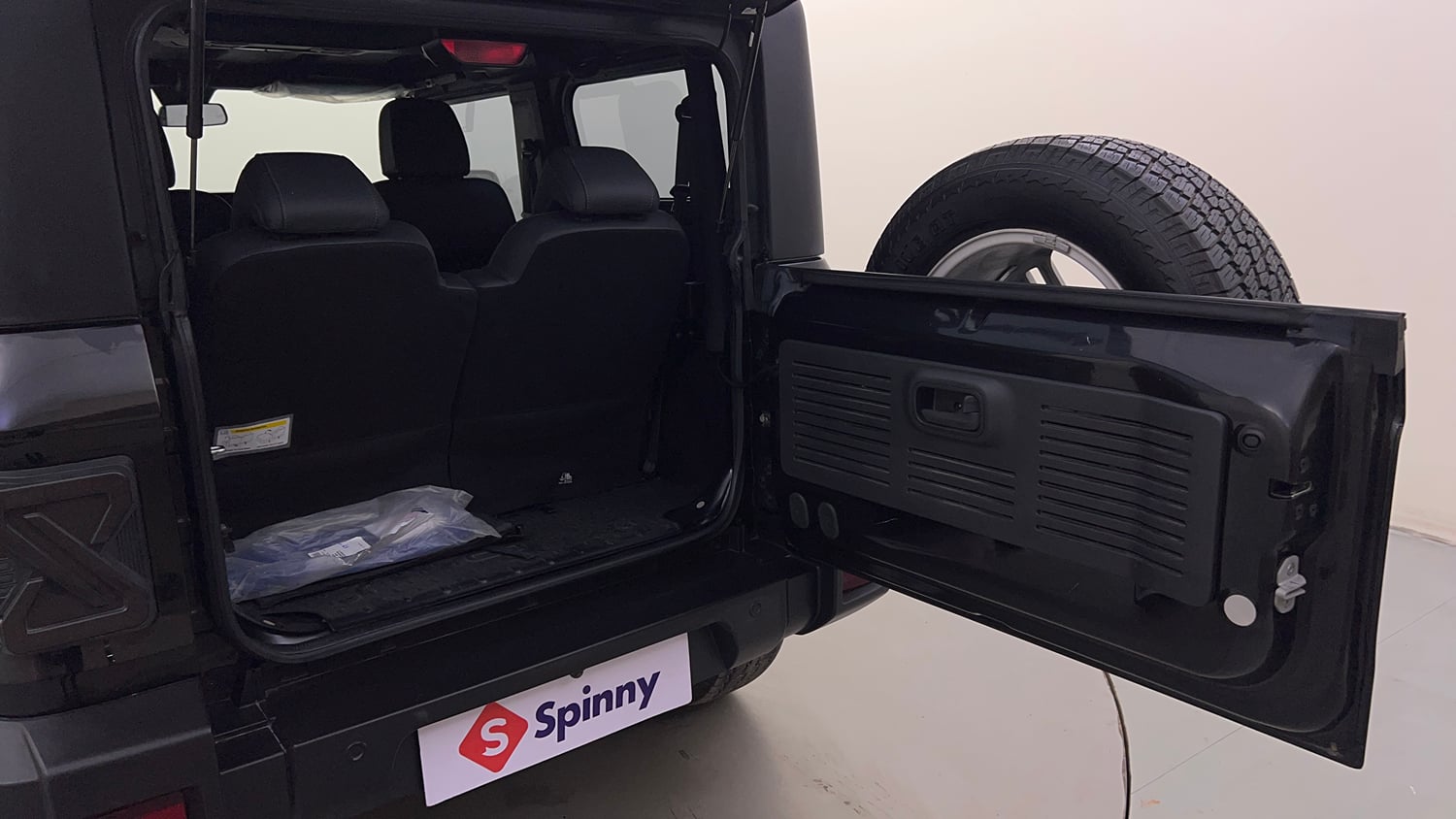 Used 2024 Mahindra Thar LX Hard Top Petrol AT RWD Petrol Automatic interior DICKY DOOR OPEN VIEW