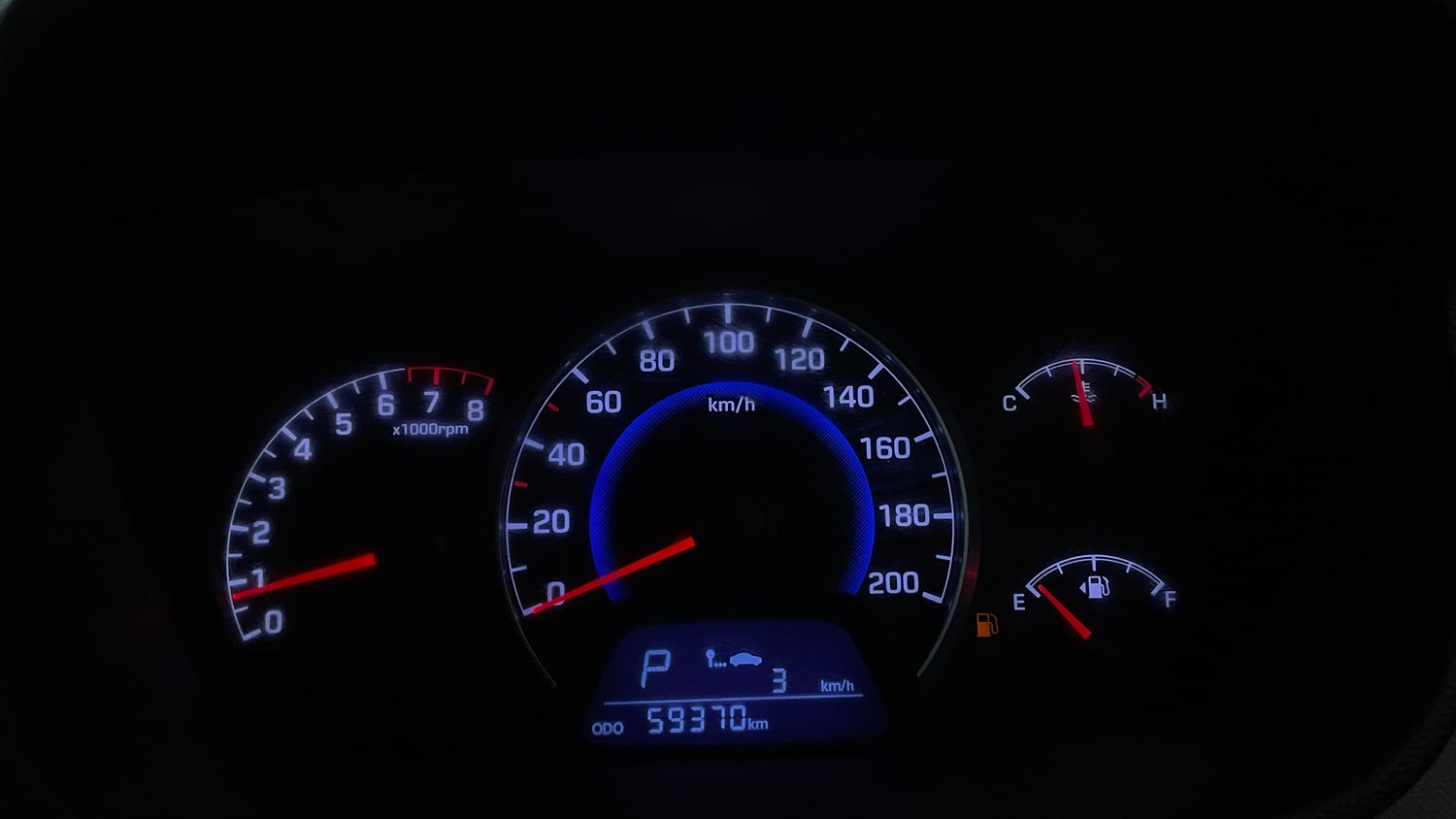Used 2014 Hyundai Grand i10 Asta AT 1.2 Kappa VTVT Petrol Automatic interior CLUSTERMETER VIEW