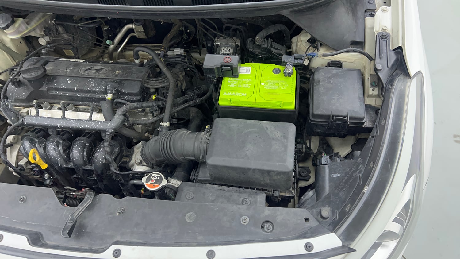 Used 2016 Hyundai Elite i20 Asta 1.2 (O) Petrol Manual engine ENGINE LEFT SIDE VIEW