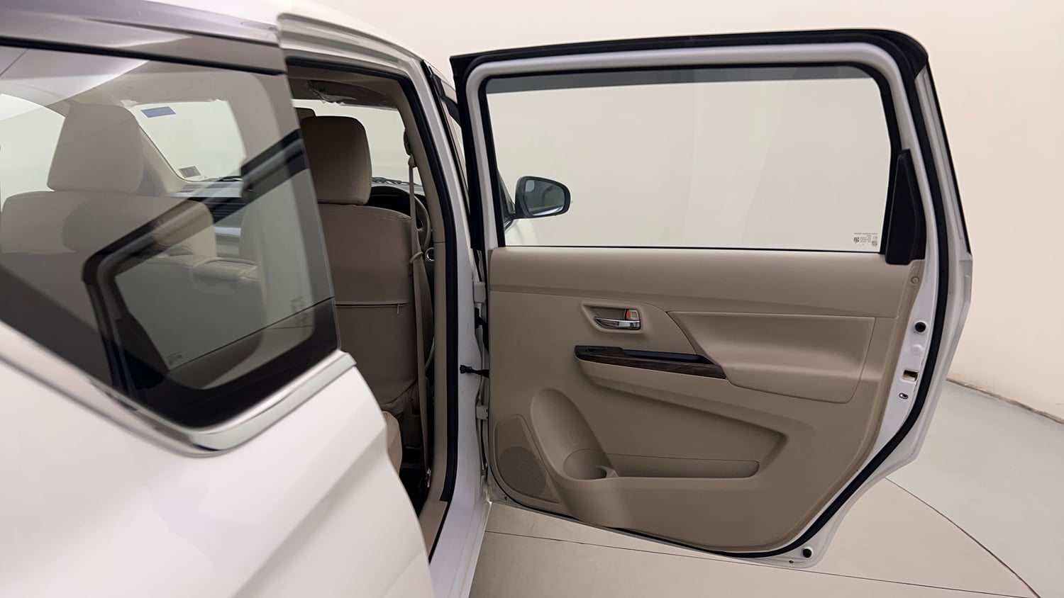 Used 2023 Maruti Suzuki Ertiga ZXi AT Petrol Automatic interior RIGHT REAR DOOR OPEN VIEW