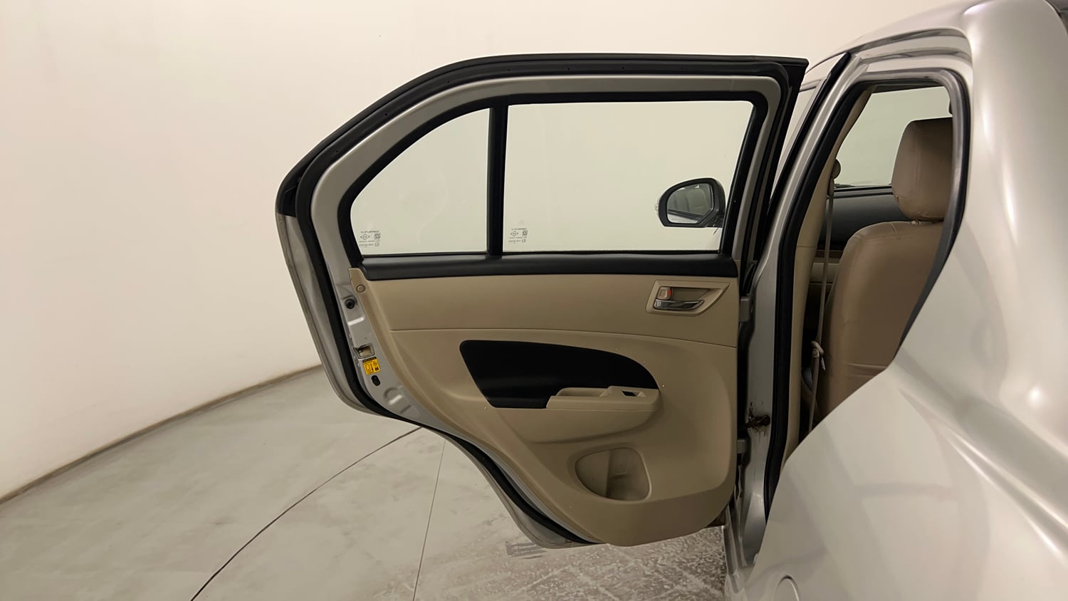 Used 2013 Maruti Suzuki Swift Dzire Automatic Petrol Automatic interior LEFT REAR DOOR OPEN VIEW