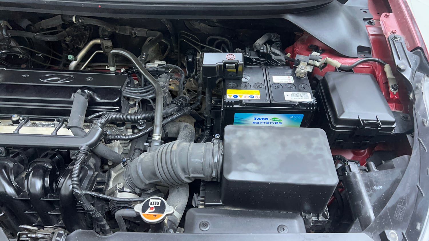 Used 2017 Hyundai Elite i20 Asta 1.2 Petrol Manual engine ENGINE LEFT SIDE VIEW