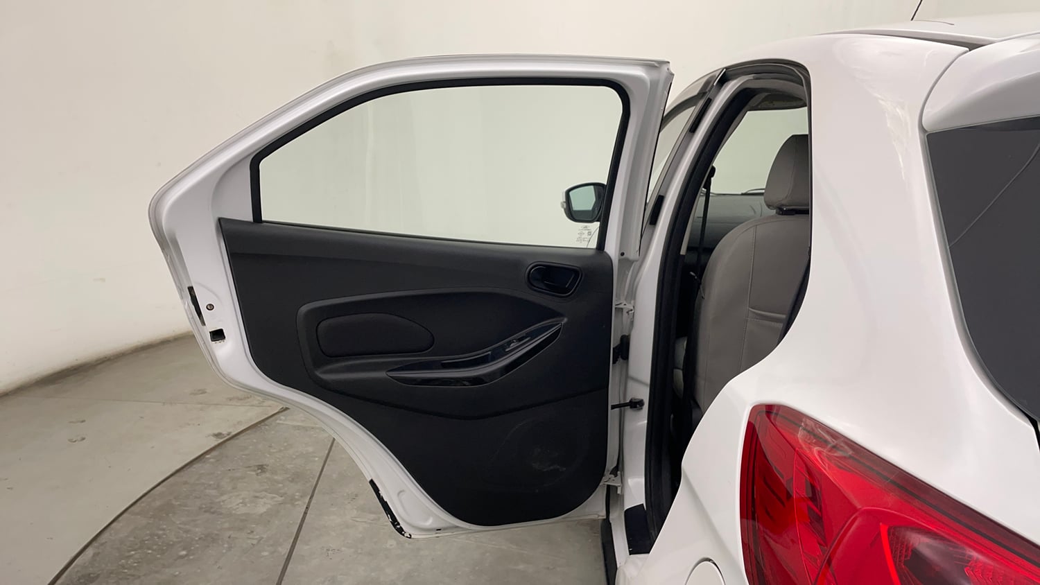 Used 2019 Ford Figo Titanium 1.5 Ti-VCT AT Petrol Automatic interior LEFT REAR DOOR OPEN VIEW