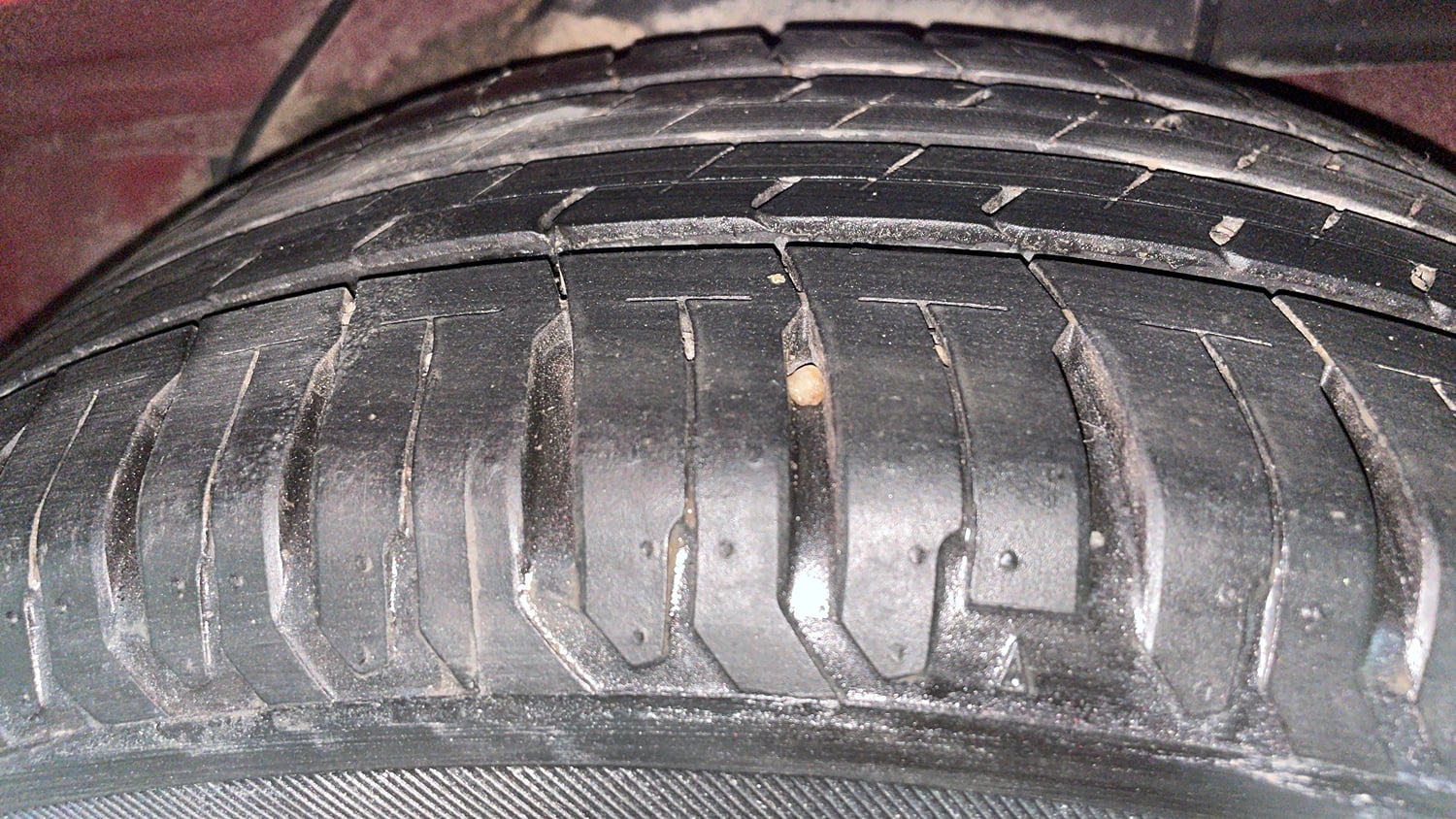 Used 2013 Hyundai Verna Fluidic 1.6 VTVT SX Petrol Manual tyres LEFT REAR TYRE TREAD VIEW