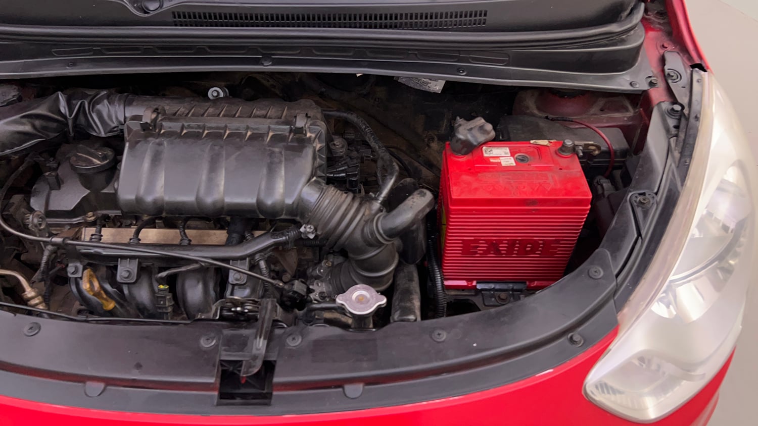 Used 2013 Hyundai i10 Magna 1.2 Kappa2 Petrol Manual engine ENGINE LEFT SIDE VIEW