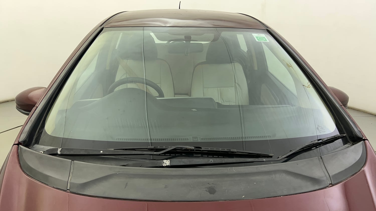 Used 2015 Honda Jazz V AT Petrol Petrol Automatic exterior FRONT WINDSHIELD VIEW