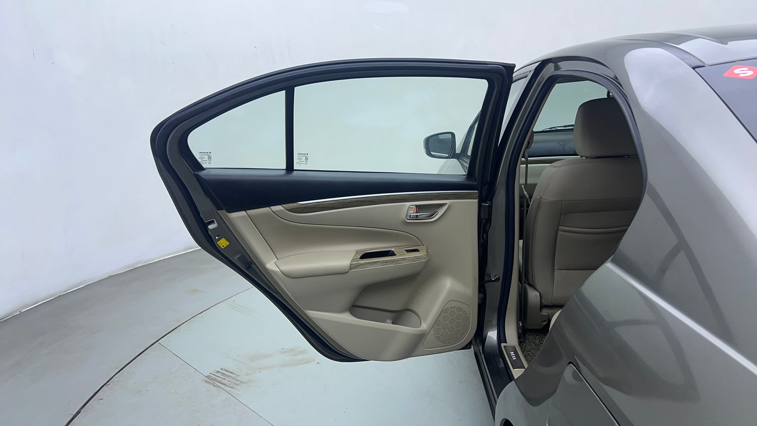 Used 2020 Maruti Suzuki Ciaz Alpha 1.5 AT Petrol Automatic interior LEFT REAR DOOR OPEN VIEW