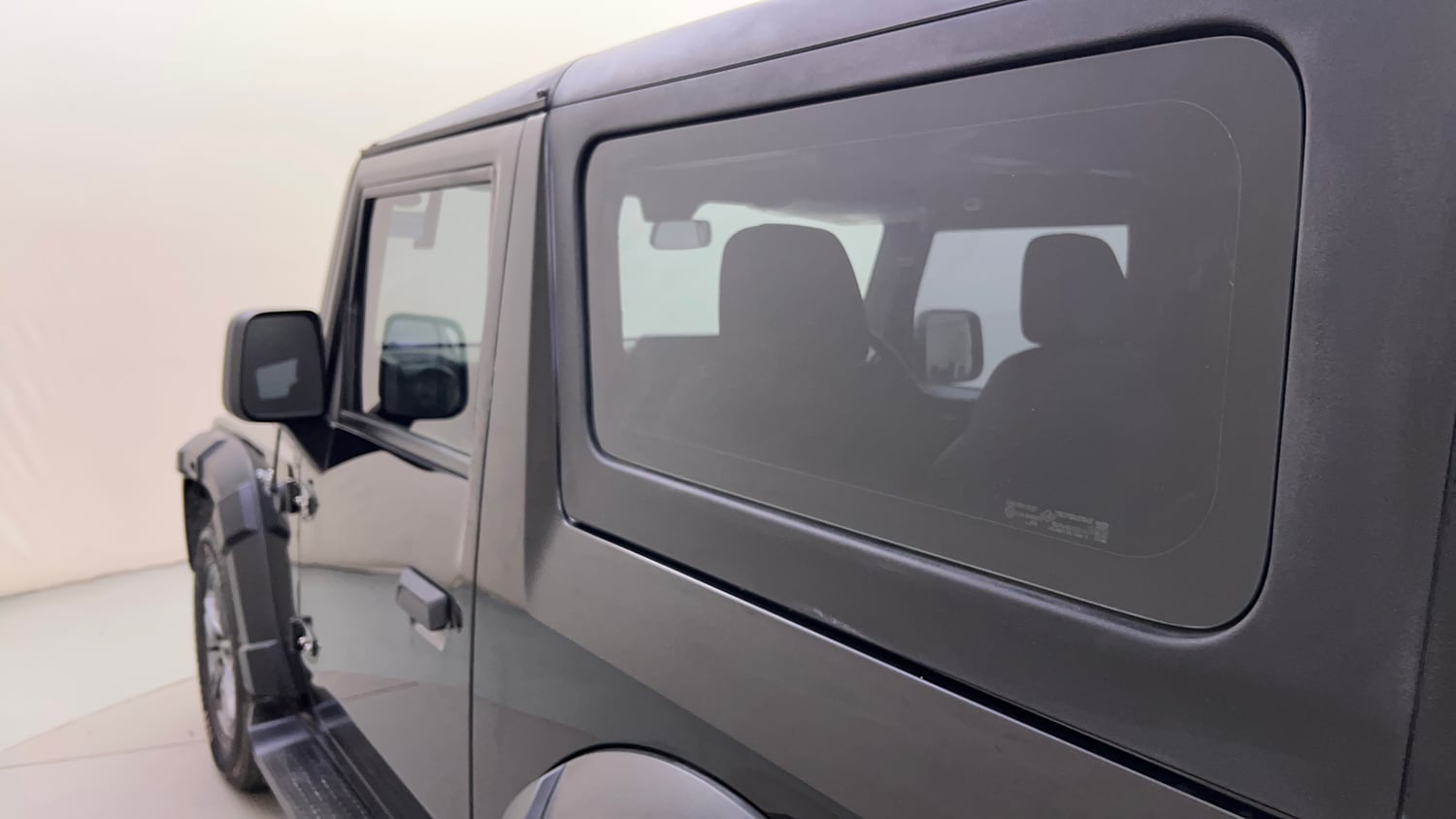 Used 2024 Mahindra Thar LX Hard Top Petrol AT RWD Petrol Automatic interior LEFT REAR DOOR OPEN VIEW