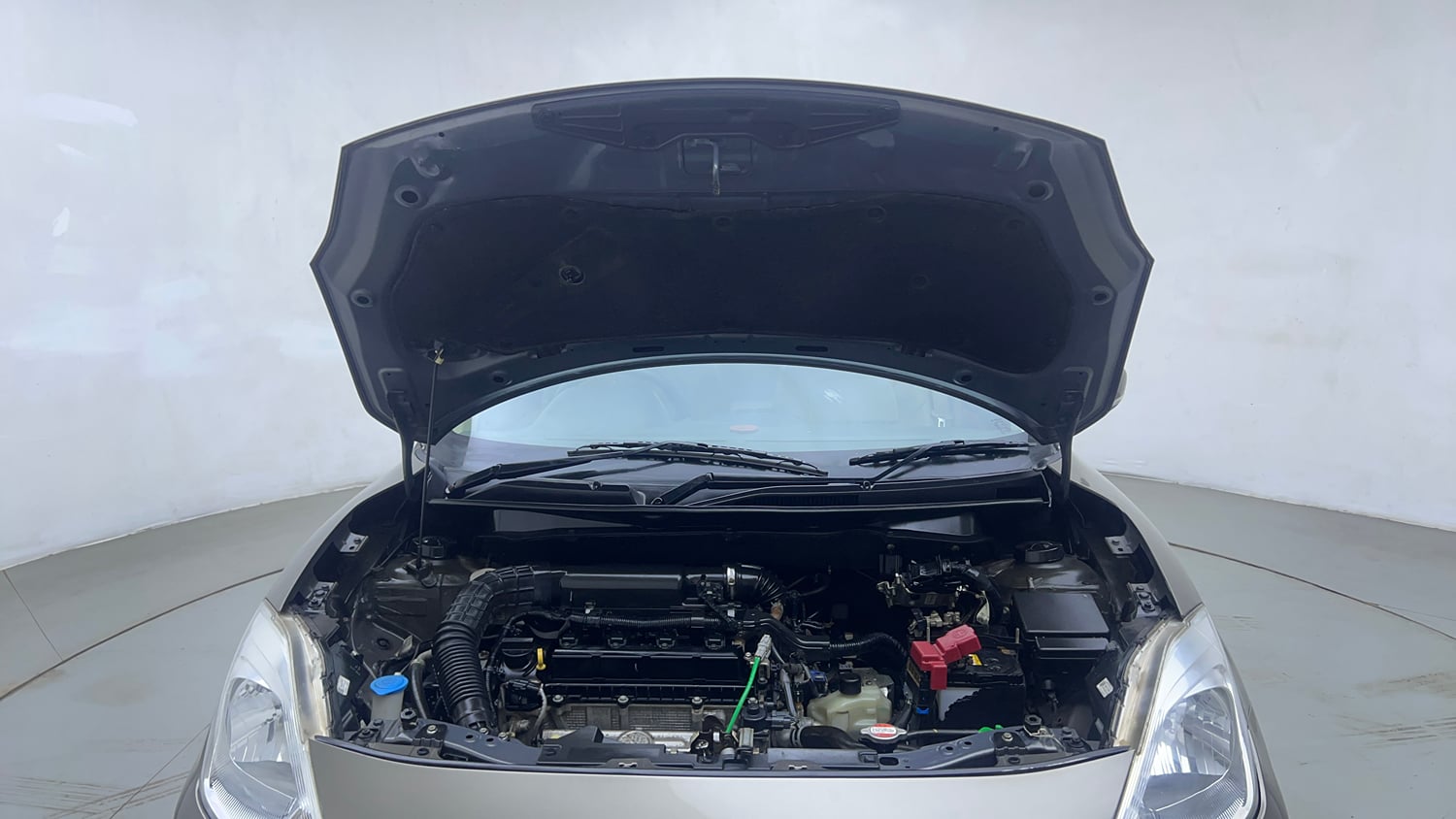 Used 2020 Maruti Suzuki Dzire VXi AGS Petrol Automatic engine ENGINE & BONNET OPEN FRONT VIEW
