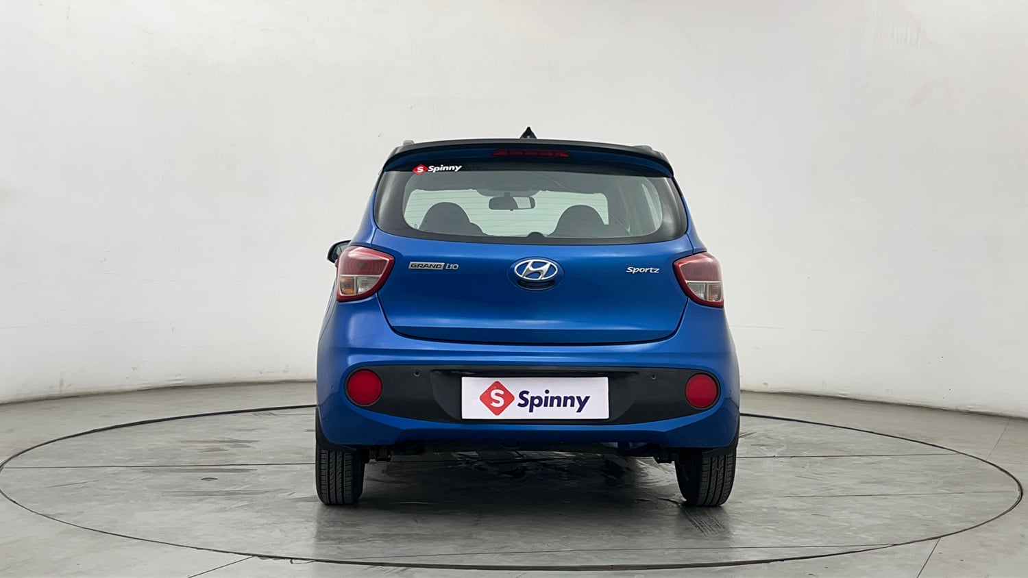 Used 2018 Hyundai Grand i10 Sportz 1.2 Kappa VTVT Dual Tone Petrol Manual exterior BACK VIEW