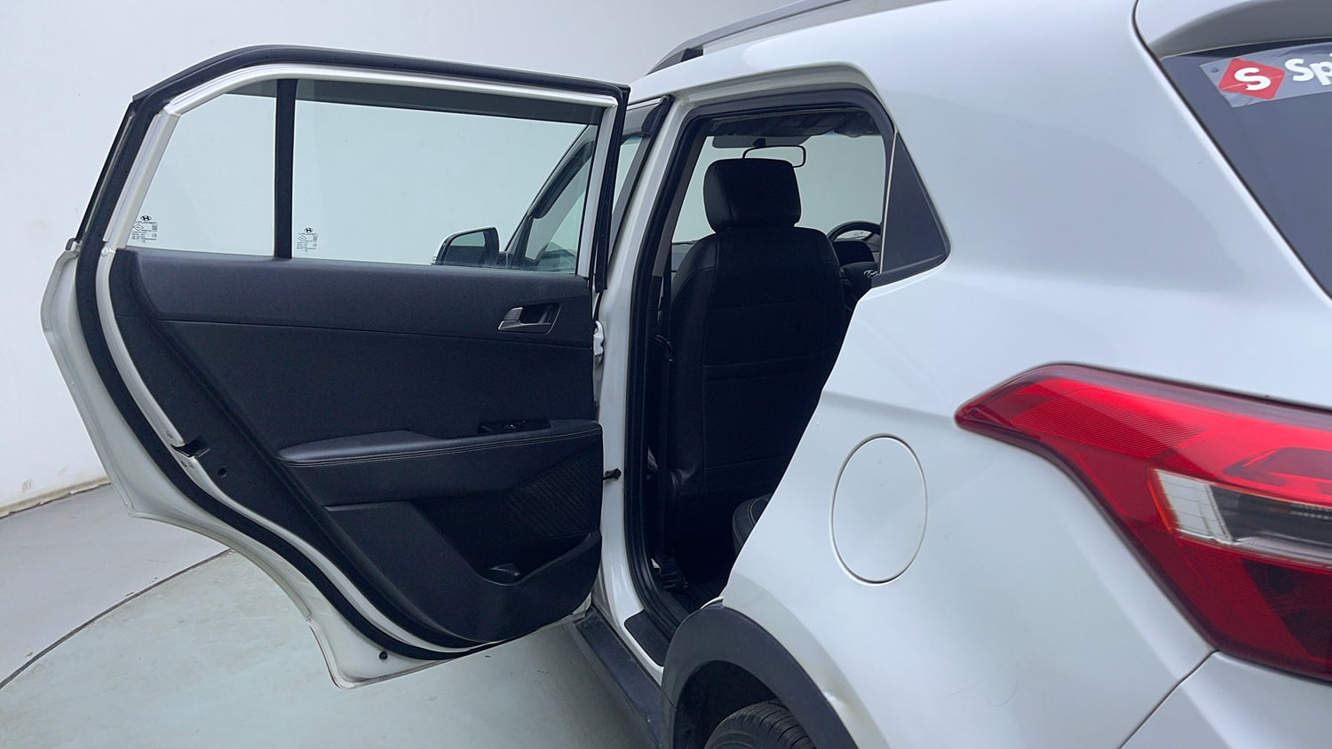 Used 2017 Hyundai Creta SX 1.6 CRDI (O) Diesel Manual interior LEFT REAR DOOR OPEN VIEW