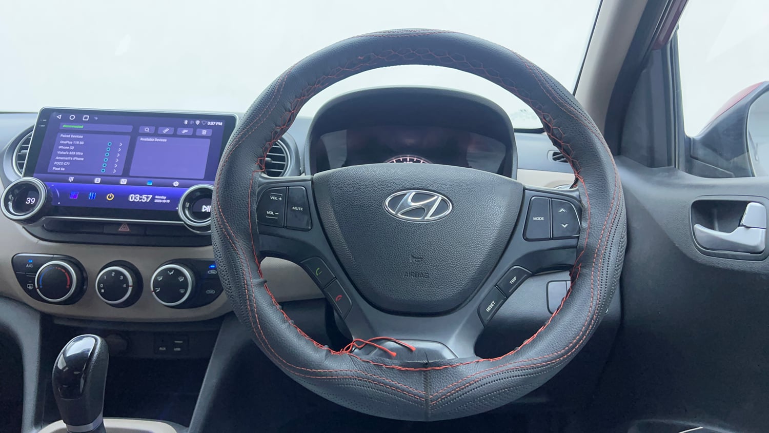 Used 2016 Hyundai Grand i10 Asta AT 1.2 Kappa VTVT Petrol Automatic interior STEERING VIEW