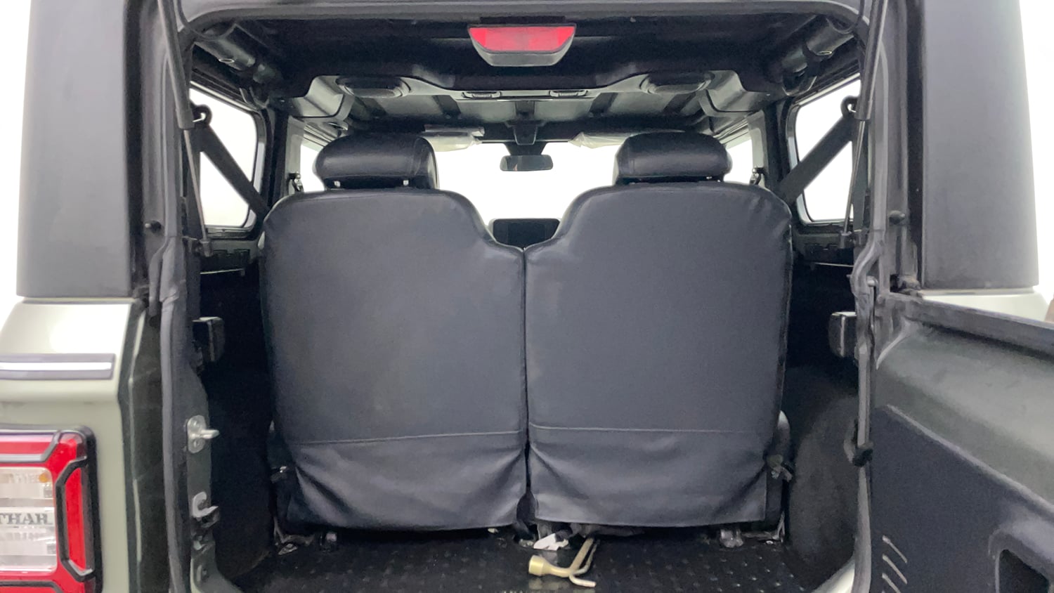 Used 2021 mahindra Thar LX Hard Top Petrol AT 4WD Petrol Automatic interior DICKY INSIDE VIEW