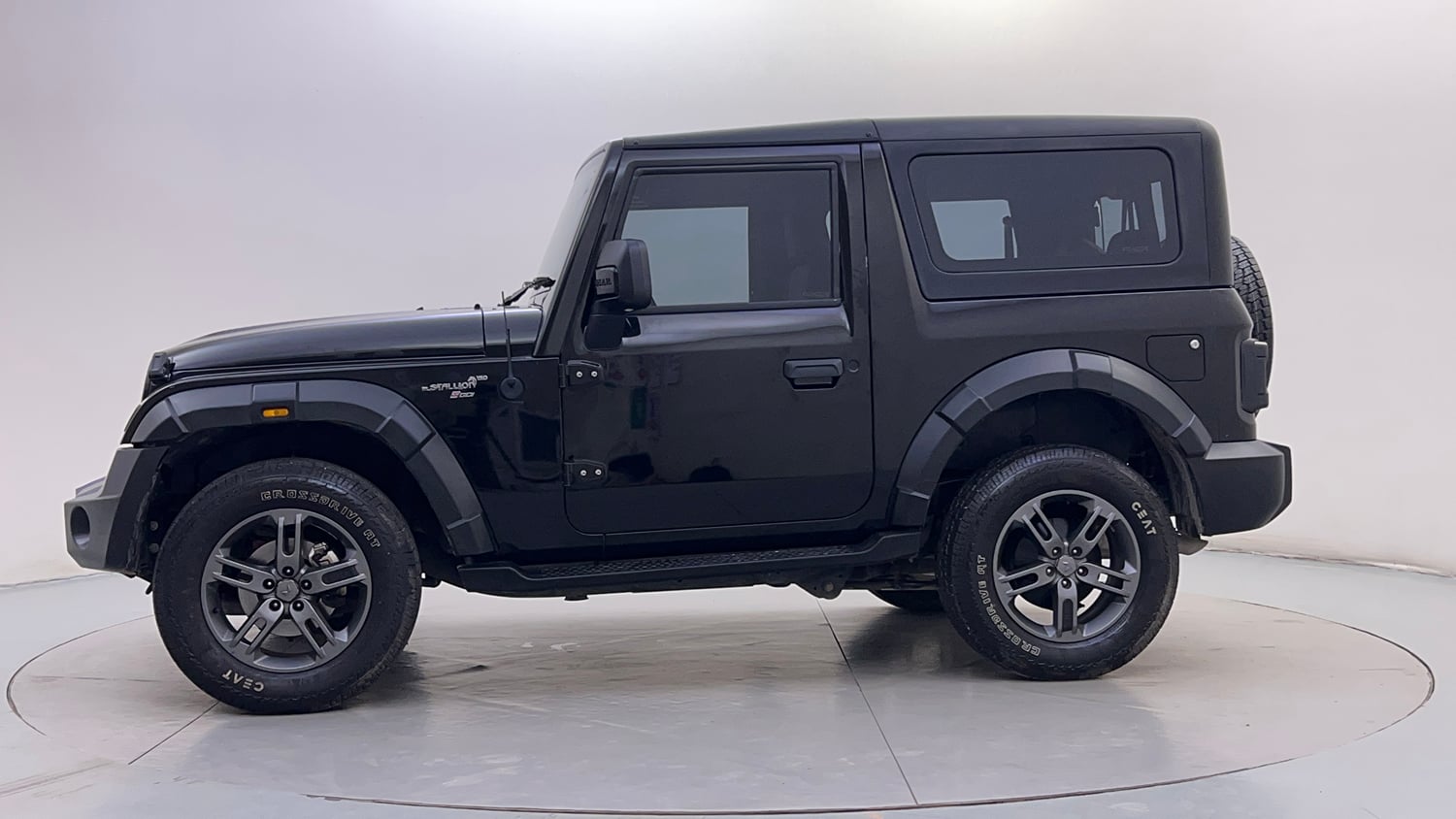 Used 2024 Mahindra Thar LX Hard Top Petrol AT RWD Petrol Automatic exterior LEFT SIDE VIEW