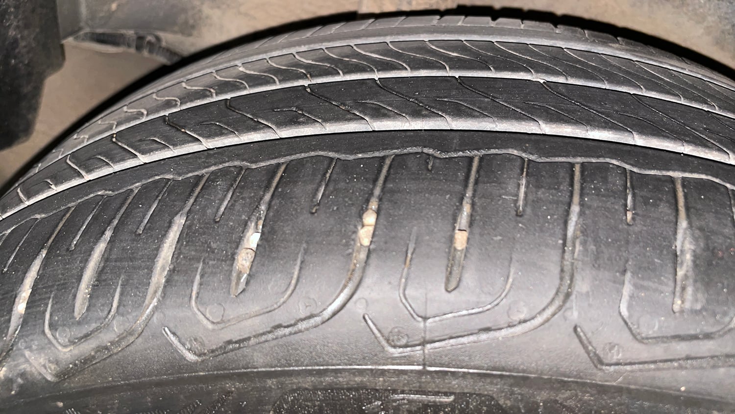 Used 2020 Honda City ZX CVT Petrol Petrol Automatic tyres RIGHT REAR TYRE TREAD VIEW