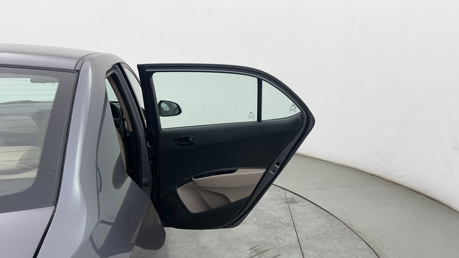 Used 2019 Hyundai Xcent S Petrol Manual interior RIGHT REAR DOOR OPEN VIEW