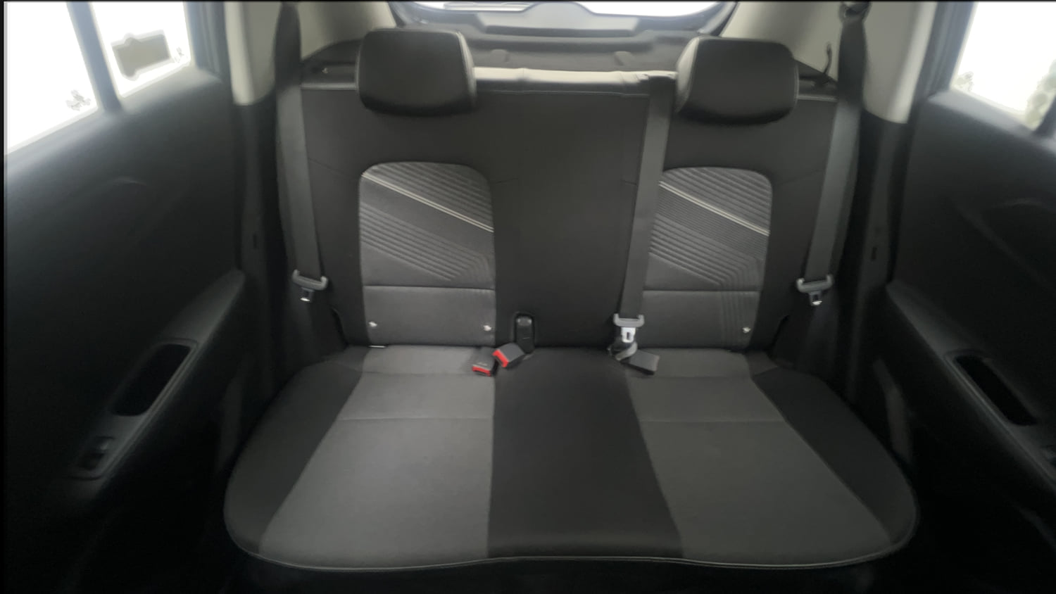 Used 2024 Hyundai Exter SX (O) 1.2 AMT Petrol Automatic interior REAR SEAT CONDITION VIEW