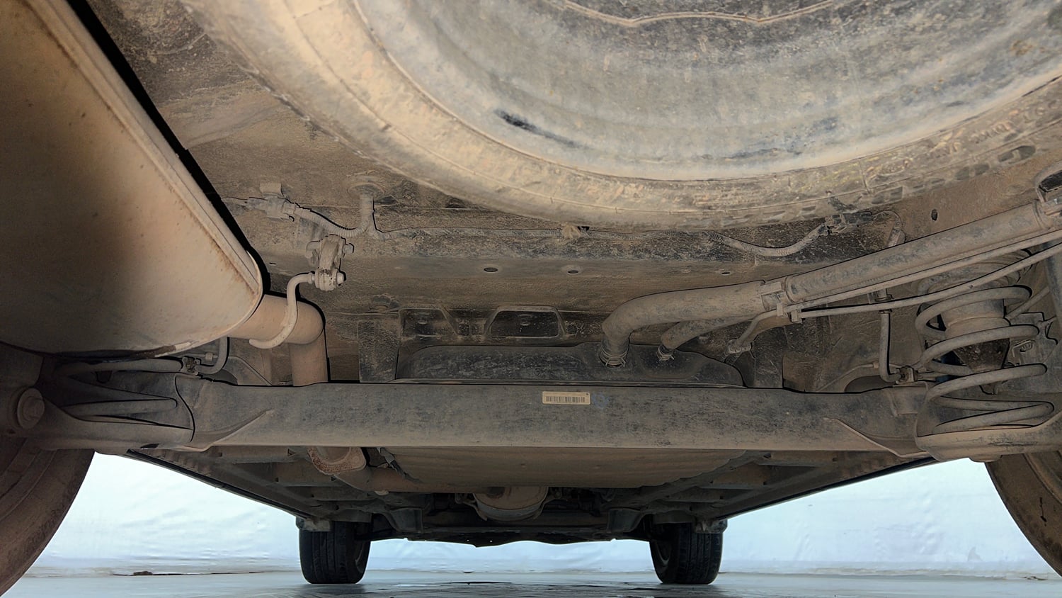 Used 2019 MG Motors Hector Sharp 1.5 DCT Petrol Petrol Automatic extra REAR UNDERBODY VIEW (TAKEN FROM REAR)