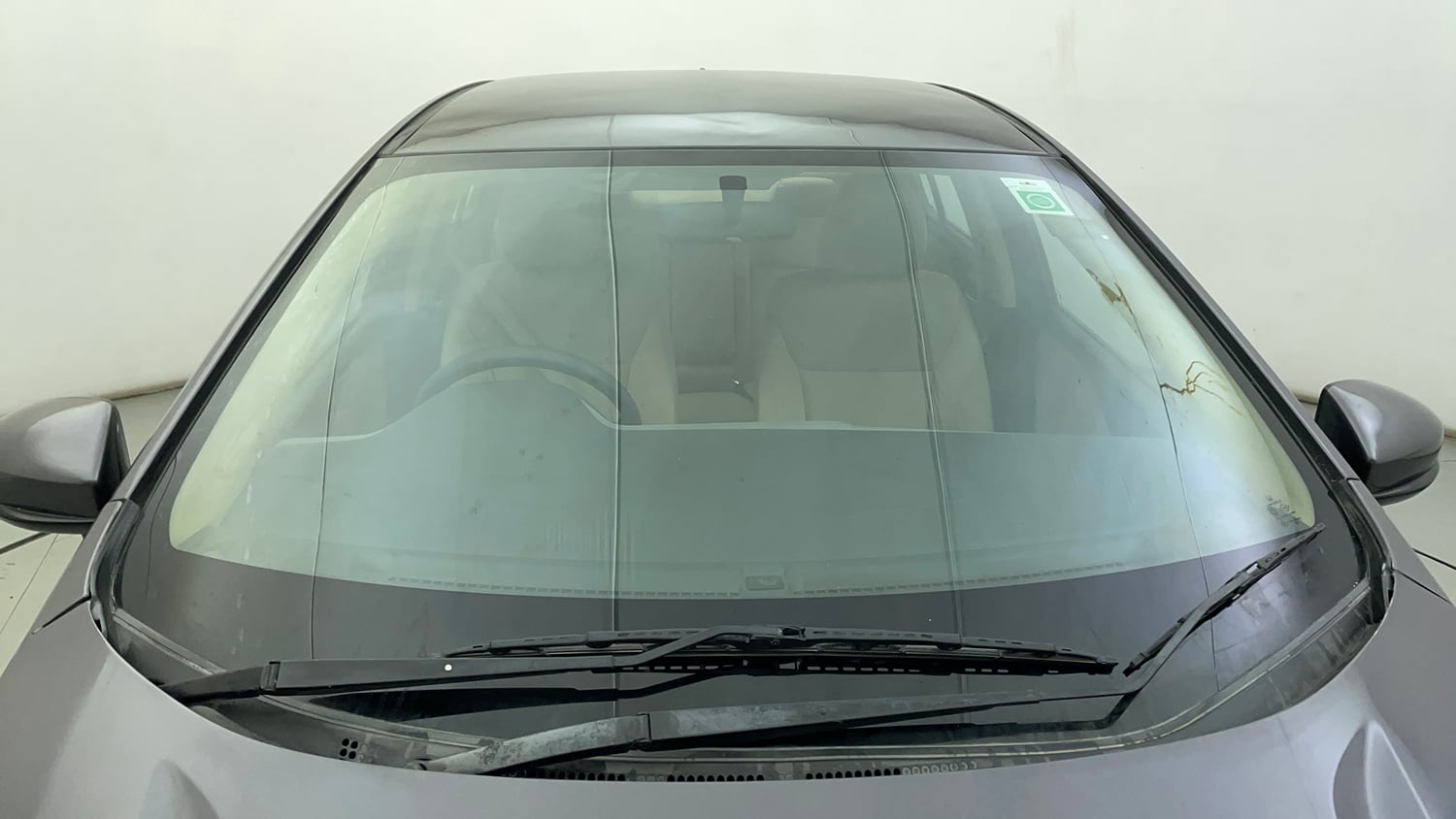 Used 2017 Honda City V Petrol Manual exterior FRONT WINDSHIELD VIEW
