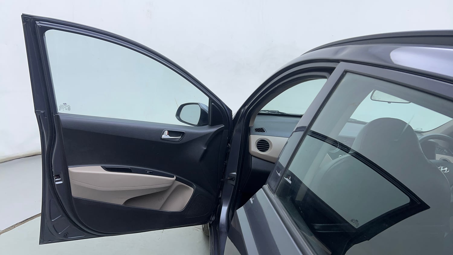 Used 2016 Hyundai Grand i10 Sportz 1.2 Kappa VTVT Petrol Manual interior LEFT FRONT DOOR OPEN VIEW
