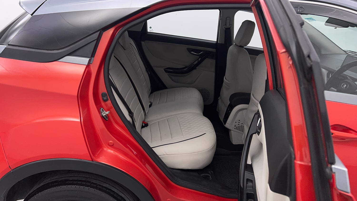 Used 2022 Tata Nexon XZA Plus  (S) Dual Tone Petrol Automatic interior RIGHT SIDE REAR DOOR CABIN VIEW