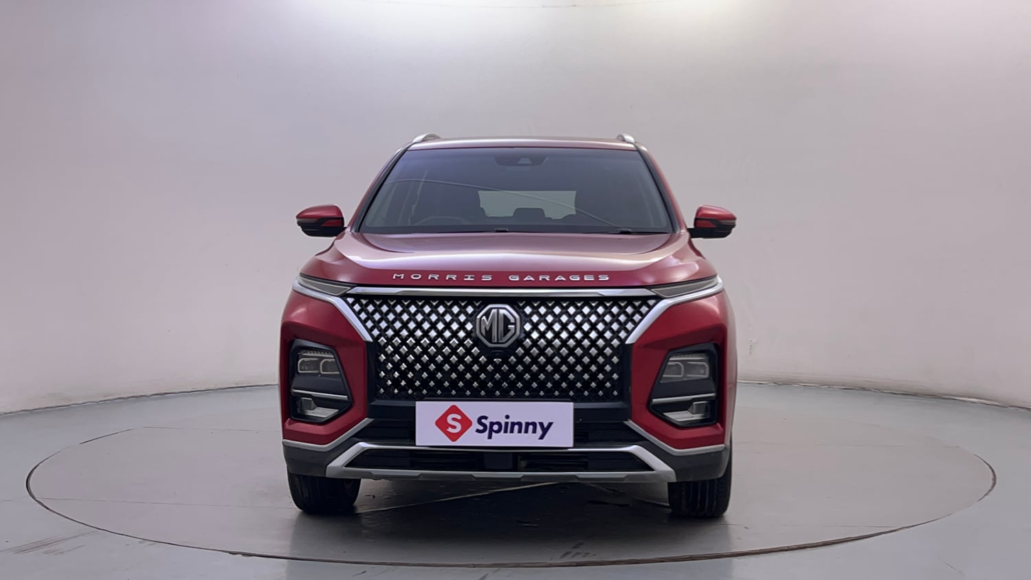 Used 2024 MG Motors Hector Plus Savvy Pro 1.5 Turbo Petrol CVT 7 STR Petrol Automatic exterior FRONT VIEW