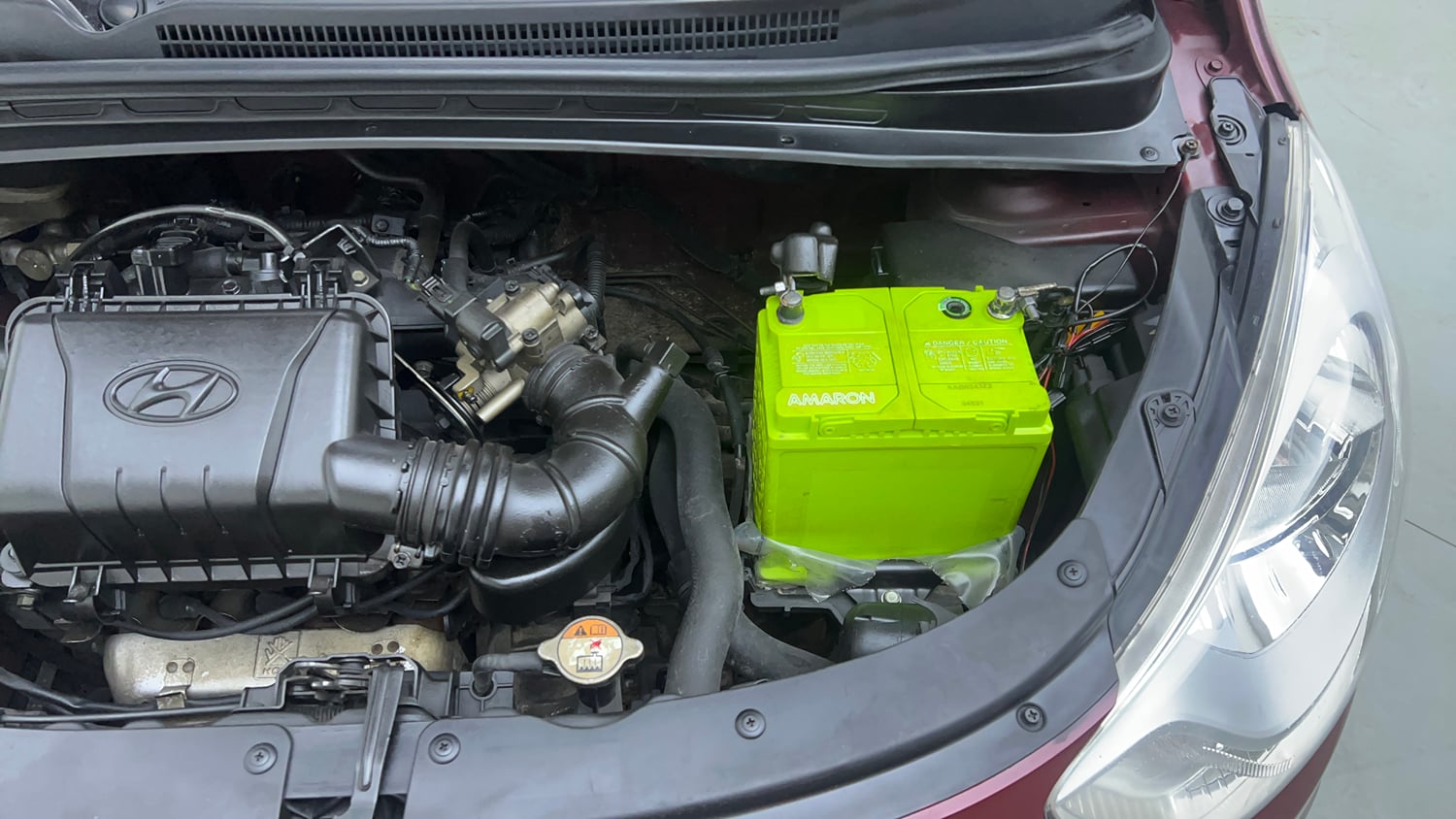 Used 2014 Hyundai i10 Era 1.1 iRDE2 Petrol Manual engine ENGINE LEFT SIDE VIEW