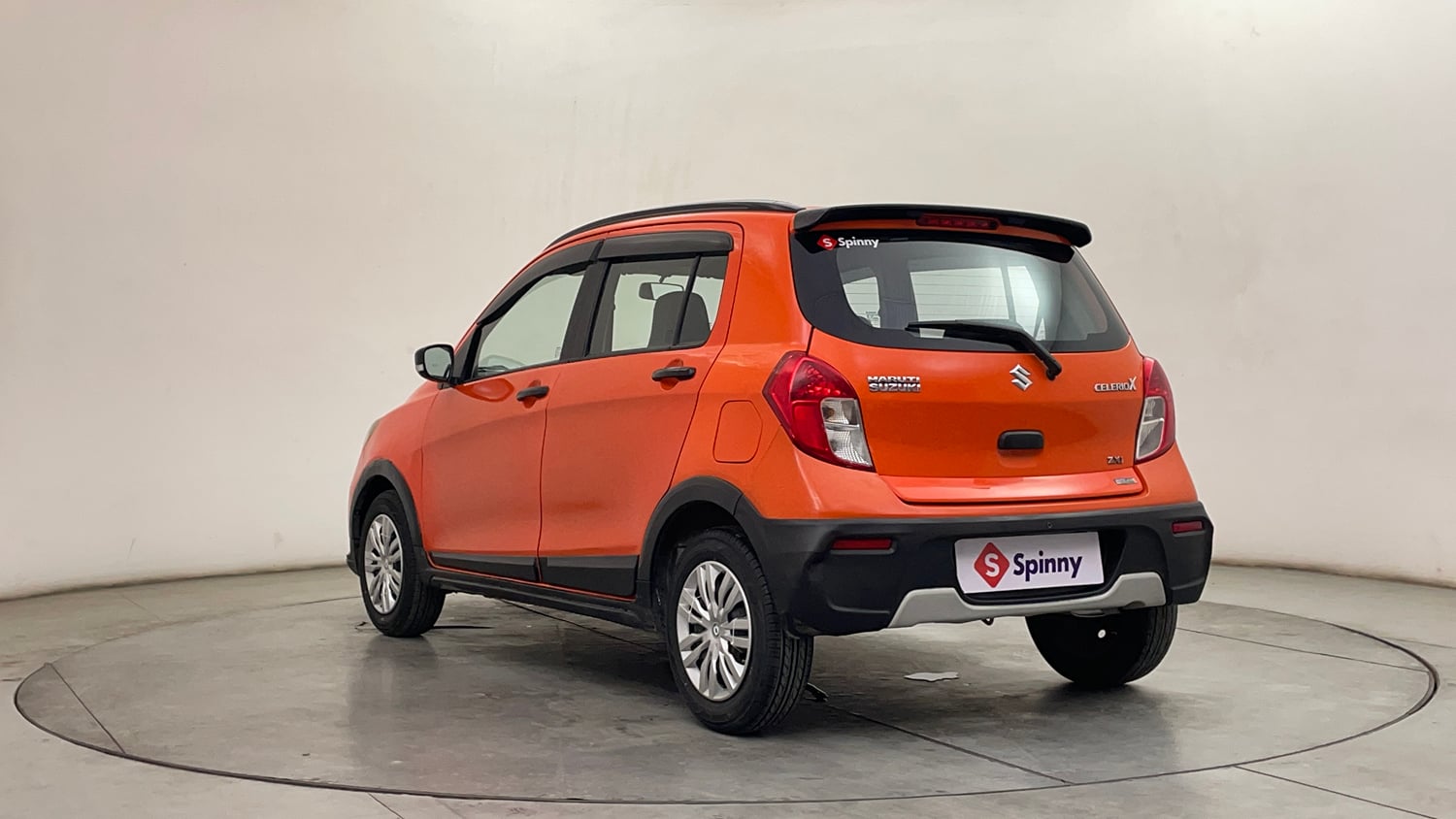 Used 2018 Maruti Suzuki Celerio X Zxi (O) AMT Petrol Automatic exterior LEFT REAR CORNER VIEW