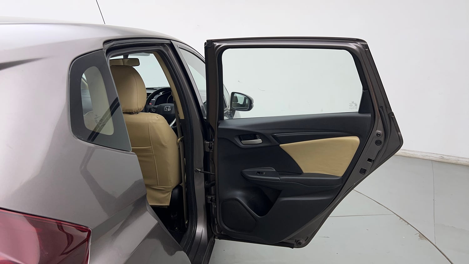 Used 2015 Honda Jazz S MT Petrol Manual interior RIGHT REAR DOOR OPEN VIEW