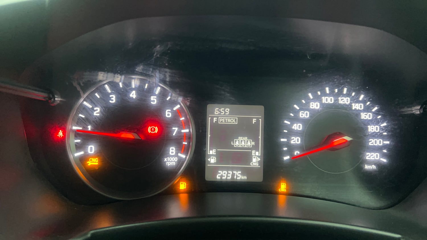 Used 2025 Maruti Suzuki Swift VXi CNG Cng Manual interior CLUSTERMETER VIEW
