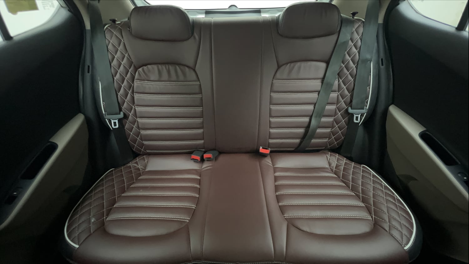 Used 2015 Hyundai Grand i10 Sportz 1.2 Kappa VTVT Petrol Manual interior REAR SEAT CONDITION VIEW