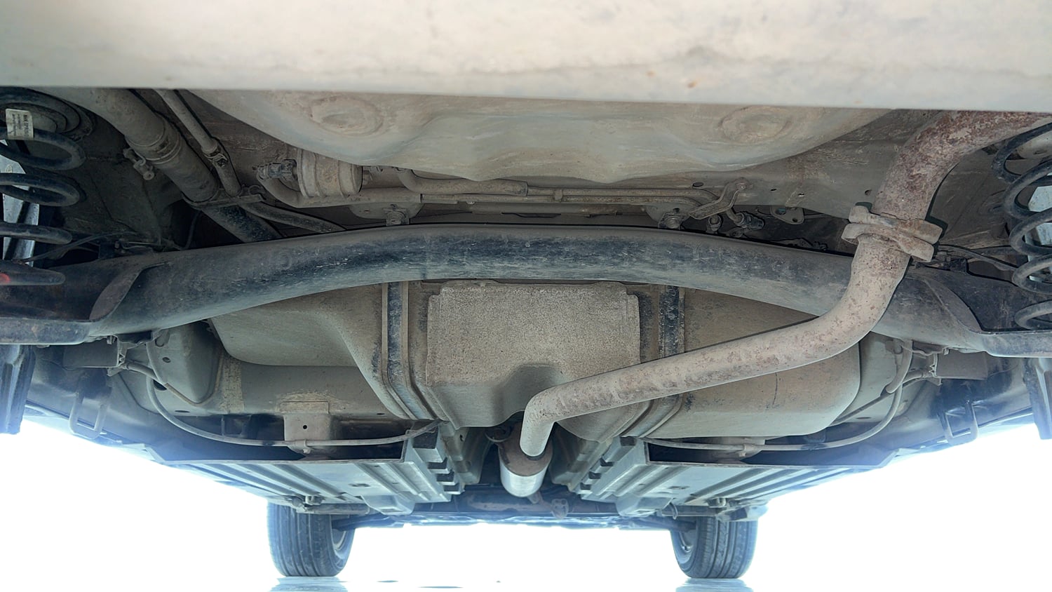 Used 2021 Toyota Urban Cruiser High Grade AT Petrol Automatic extra REAR UNDERBODY VIEW (TAKEN FROM REAR)
