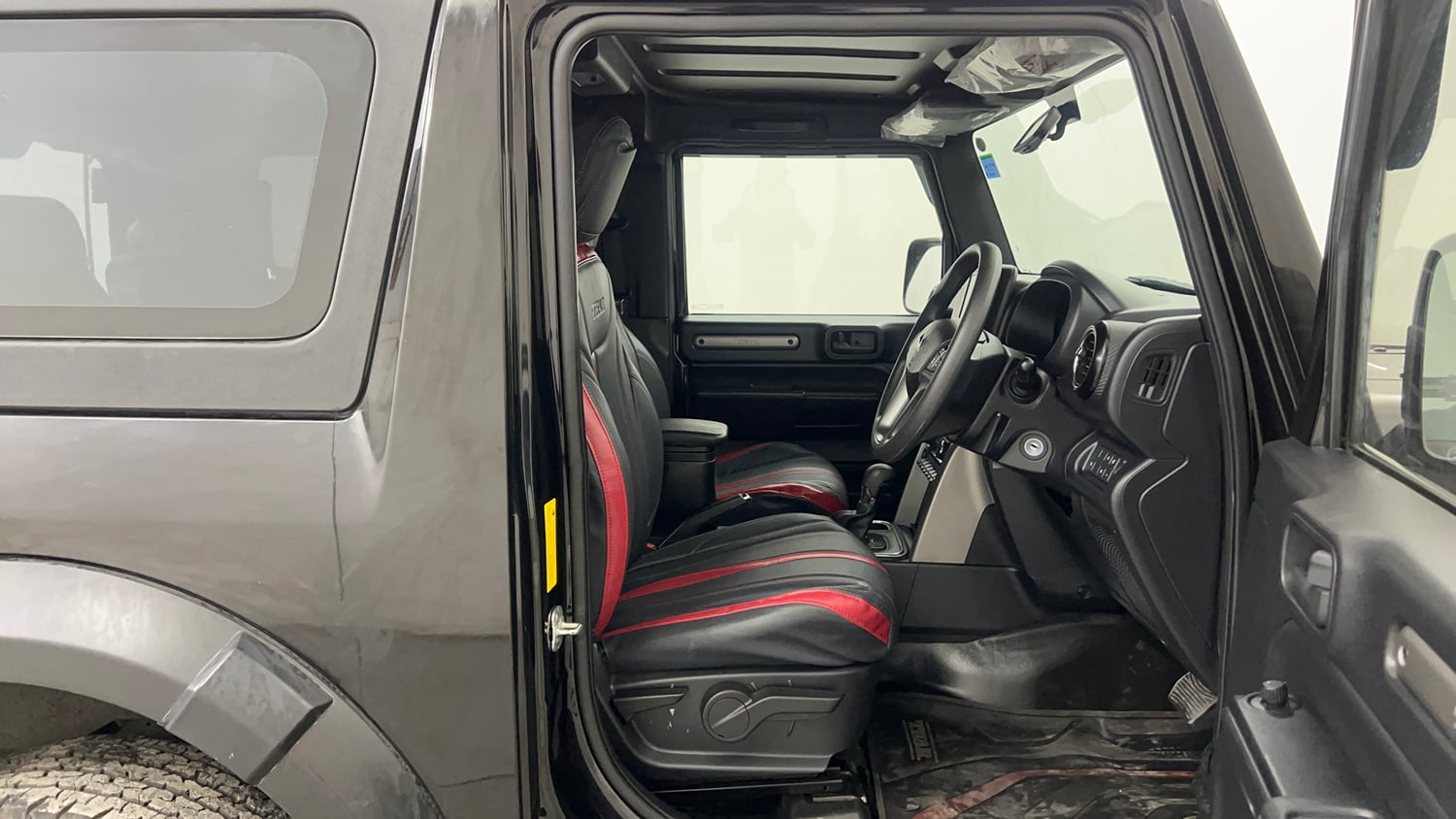 Used 2024 Mahindra Thar LX Hard Top Petrol AT RWD Petrol Automatic interior RIGHT SIDE FRONT DOOR CABIN VIEW