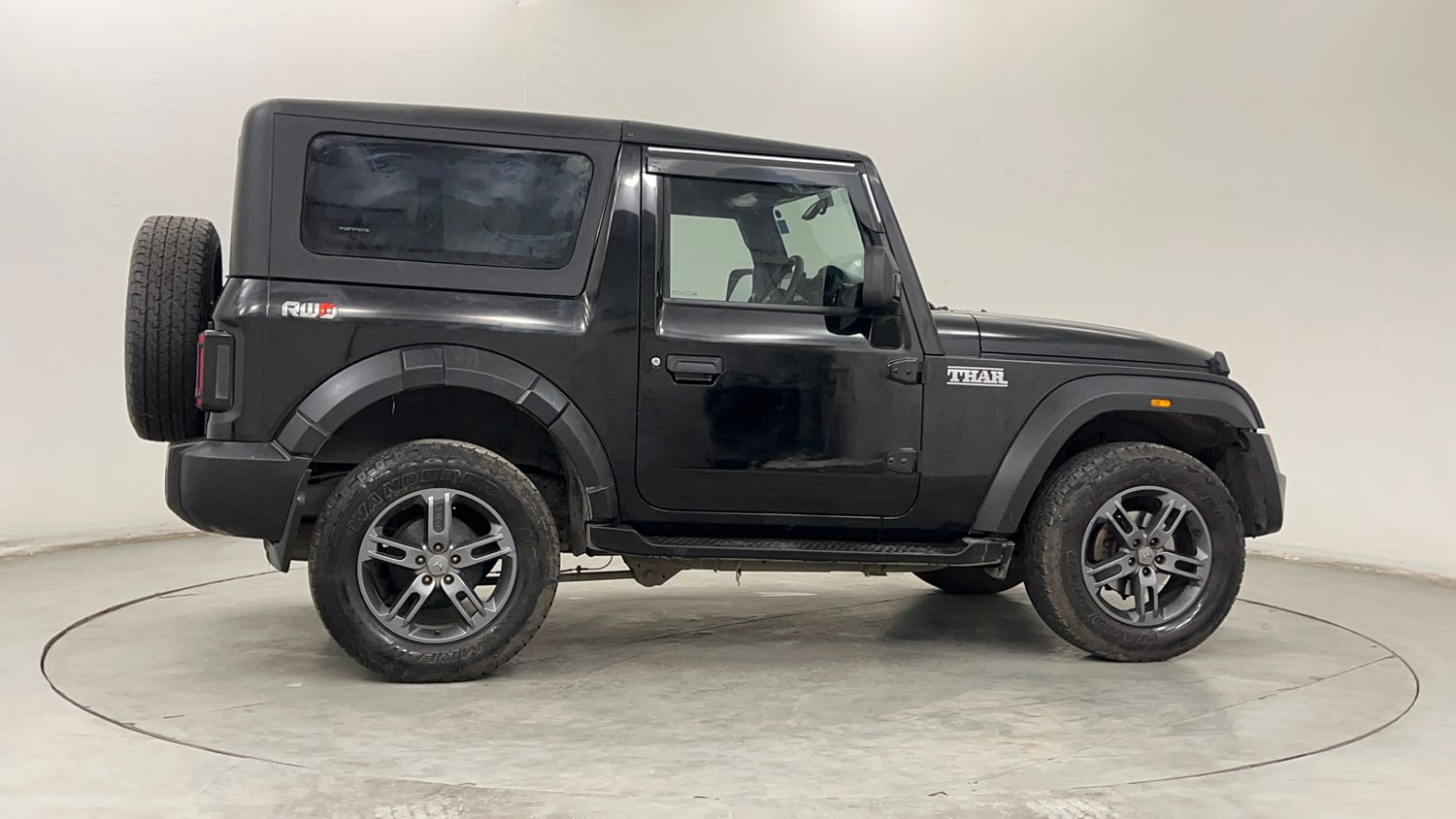 Used 2024 Mahindra Thar LX Hard Top Petrol AT RWD Petrol Automatic exterior RIGHT SIDE VIEW