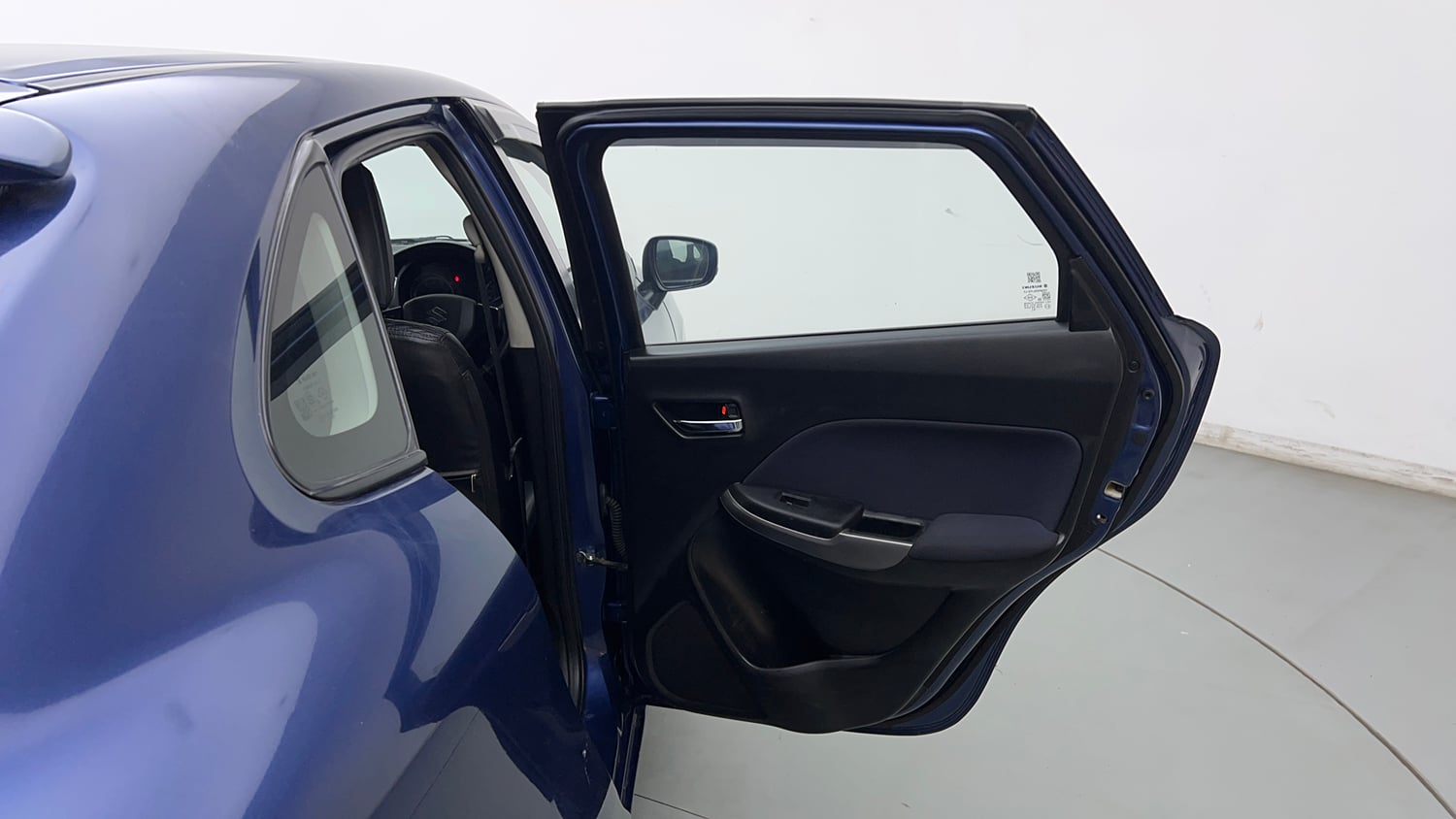 Used 2019 Maruti Suzuki Baleno Delta Petrol Manual interior RIGHT REAR DOOR OPEN VIEW