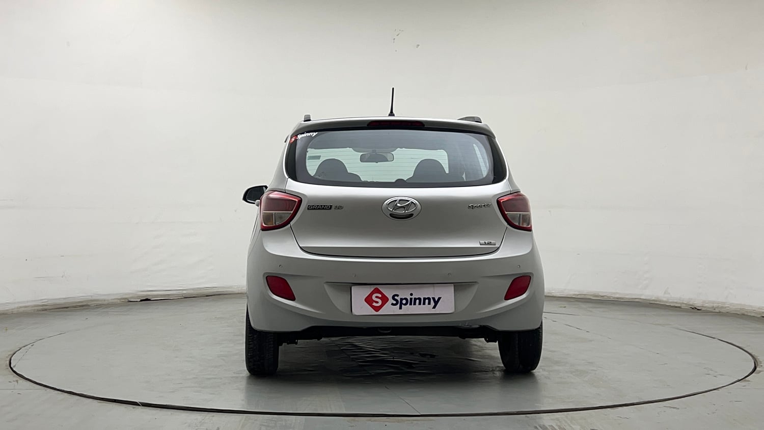 Used 2015 Hyundai Grand i10 Sportz 1.2 Kappa VTVT Petrol Manual exterior BACK VIEW
