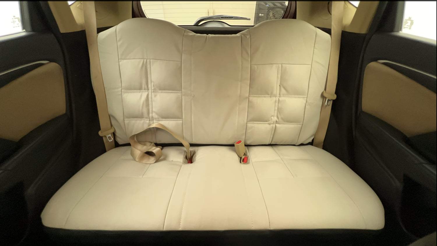 Used 2015 Honda Jazz V AT Petrol Petrol Automatic interior REAR SEAT CONDITION VIEW