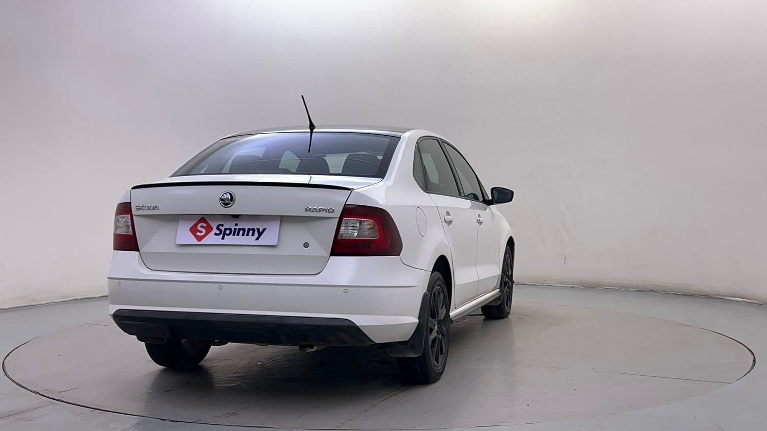 Used 2021 Skoda Rapid Style Petrol Manual exterior RIGHT REAR CORNER VIEW