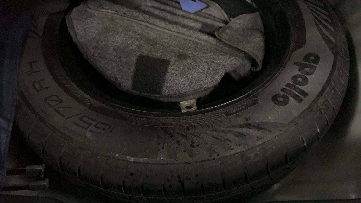 Used 2024 Hyundai Exter SX 1.2 CNG MT Cng Manual tyres SPARE TYRE VIEW