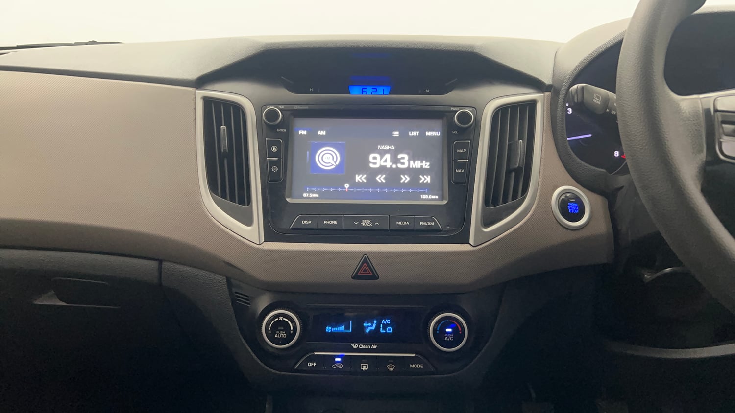 Used 2017 Hyundai Creta SX Plus 1.6  Petrol Petrol Manual interior MUSIC SYSTEM & AC CONTROL VIEW