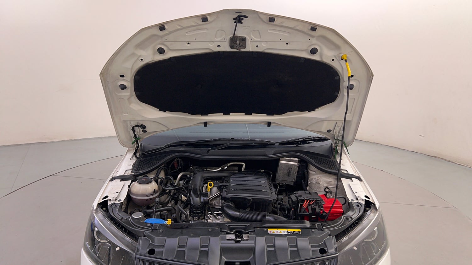 Used 2021 Skoda Rapid Style Petrol Manual engine ENGINE & BONNET OPEN FRONT VIEW