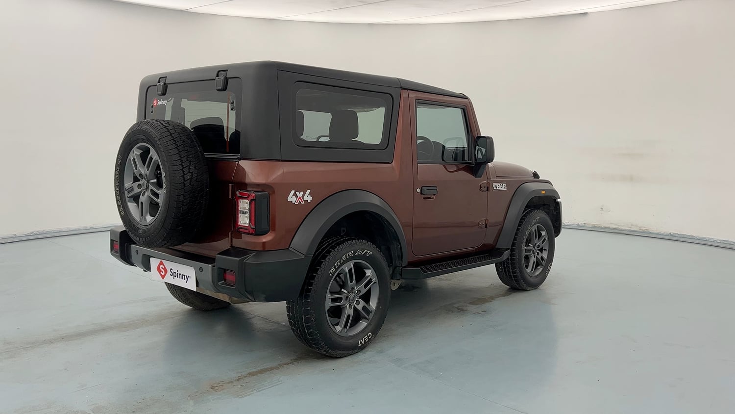 Used 2021 mahindra Thar LX Hard Top Petrol MT 4WD Petrol Manual exterior RIGHT REAR CORNER VIEW