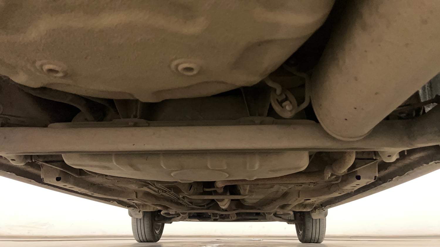Used 2019 Tata Tigor Revotron XZA Petrol Automatic extra REAR UNDERBODY VIEW (TAKEN FROM REAR)