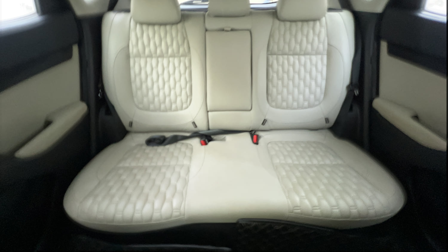 Used 2022 Kia Seltos HTX 1.5 Petrol Manual interior REAR SEAT CONDITION VIEW
