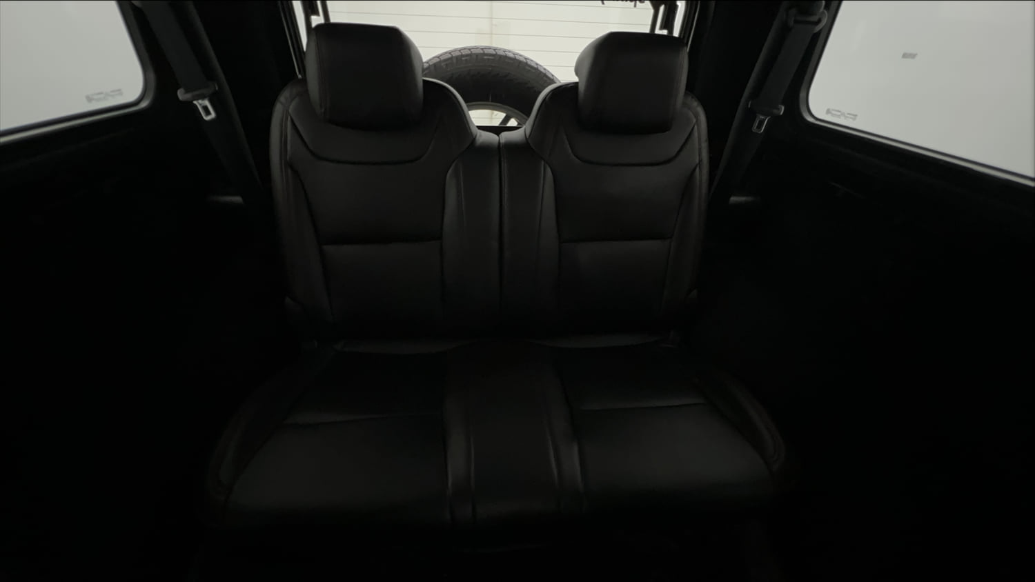 Used 2021 mahindra Thar LX Hard Top Petrol MT 4WD Petrol Manual interior REAR SEAT CONDITION VIEW