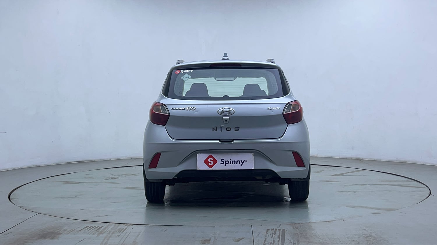 Used 2021 Hyundai Grand i10 Nios Sportz 1.2 Kappa VTVT CNG Cng Manual exterior BACK VIEW