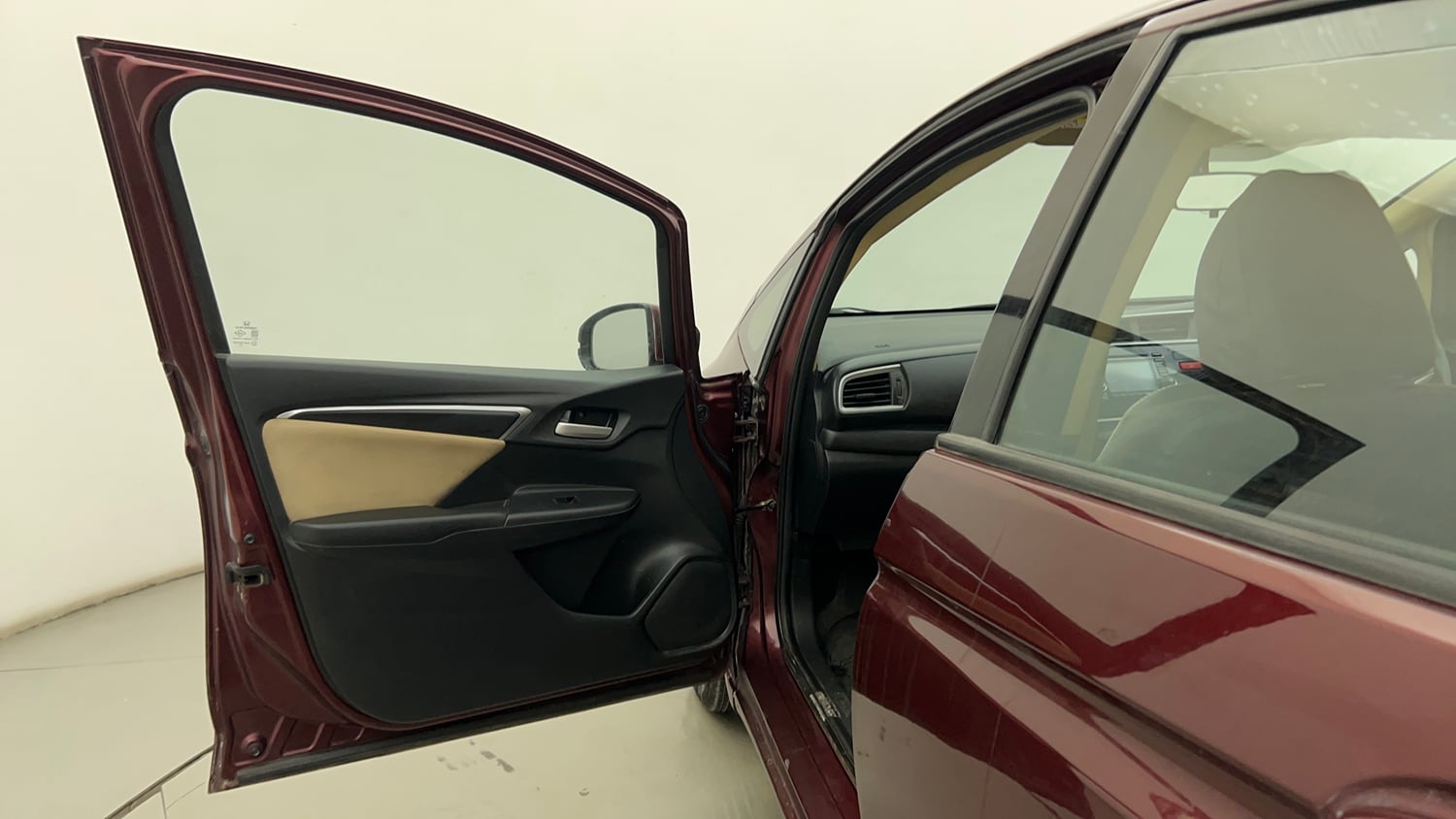 Used 2015 Honda Jazz V AT Petrol Petrol Automatic interior LEFT FRONT DOOR OPEN VIEW