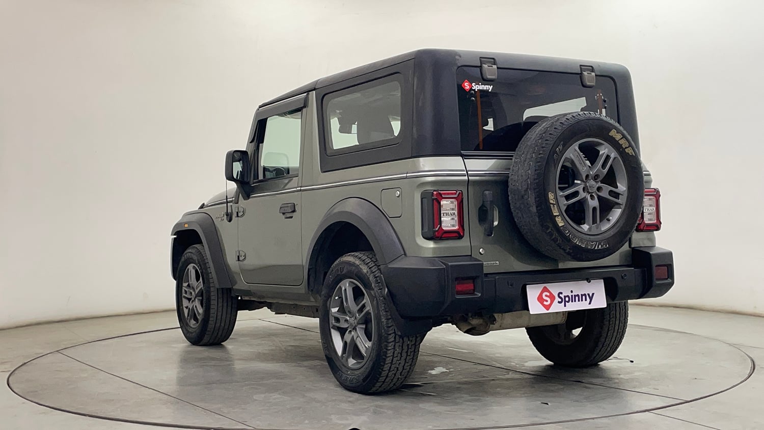Used 2021 mahindra Thar LX Hard Top Petrol AT 4WD Petrol Automatic exterior LEFT REAR CORNER VIEW