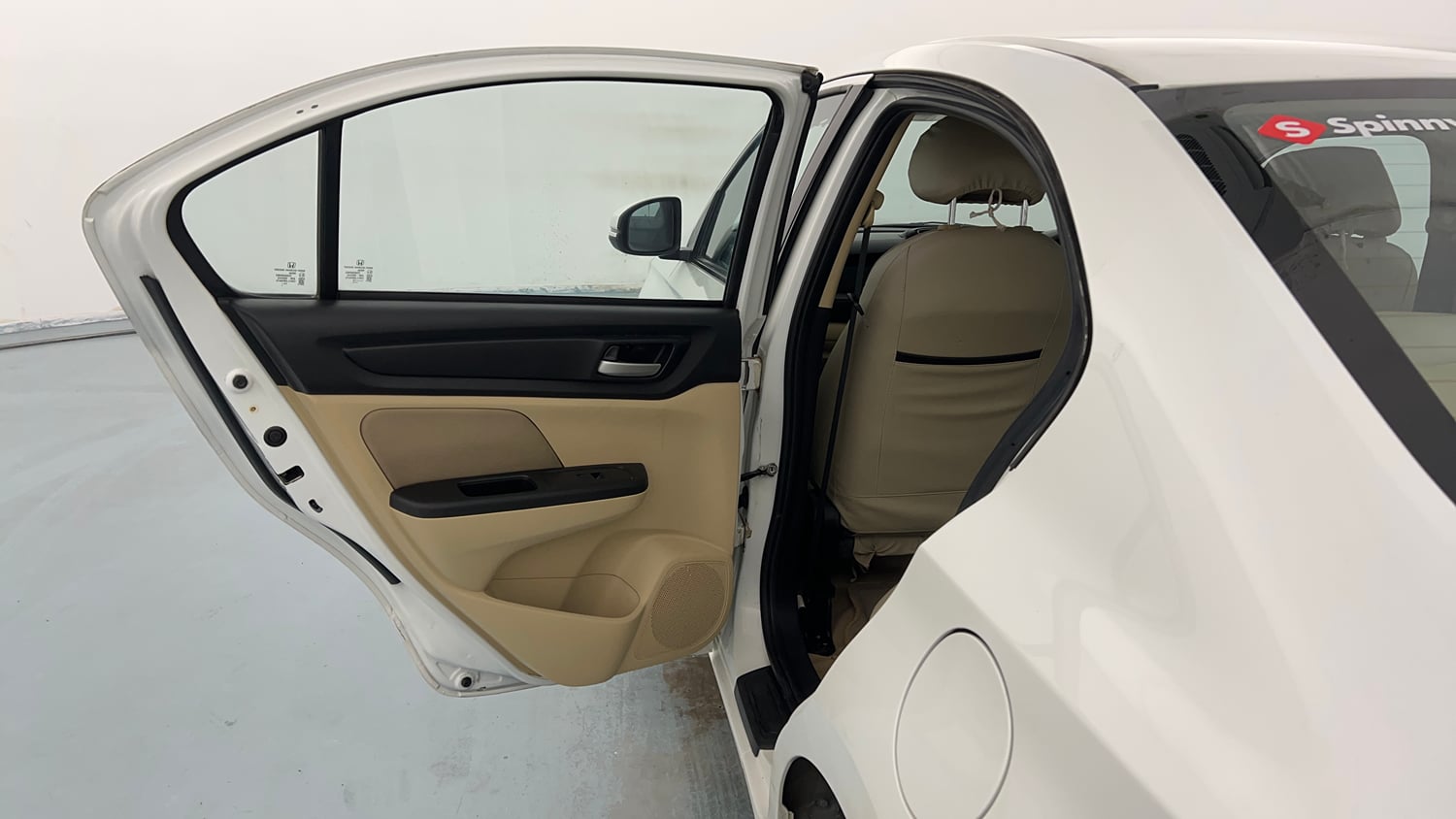 Used 2021 Honda Amaze 1.2 V MT Petrol Petrol Manual interior LEFT REAR DOOR OPEN VIEW