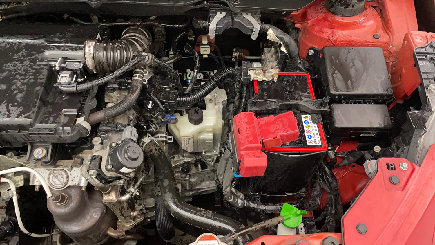 Used 2024 Maruti Suzuki Swift VXi (O) AMT Petrol Automatic engine ENGINE LEFT SIDE VIEW